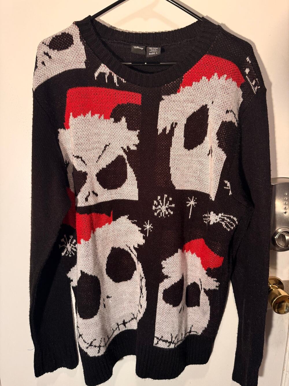 The nightmare before Christmas, Jack Skellington ugly Christmas sweater DISNEY